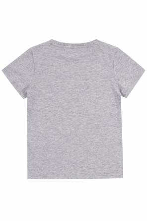 T-shirt with a print and logo, zdjęcie 2 T-shirt with a print and logo od Gucci Kids